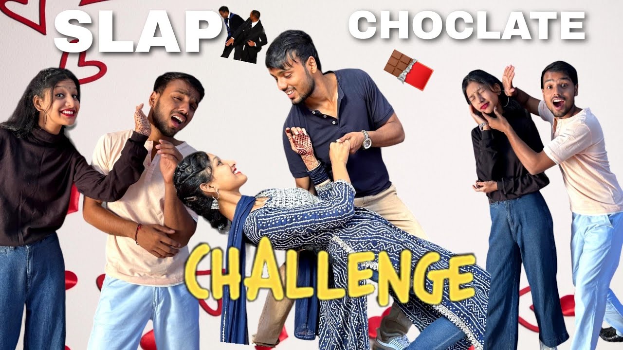 Slap Or Choclate Couple Challenge 😍 | Sonabhi