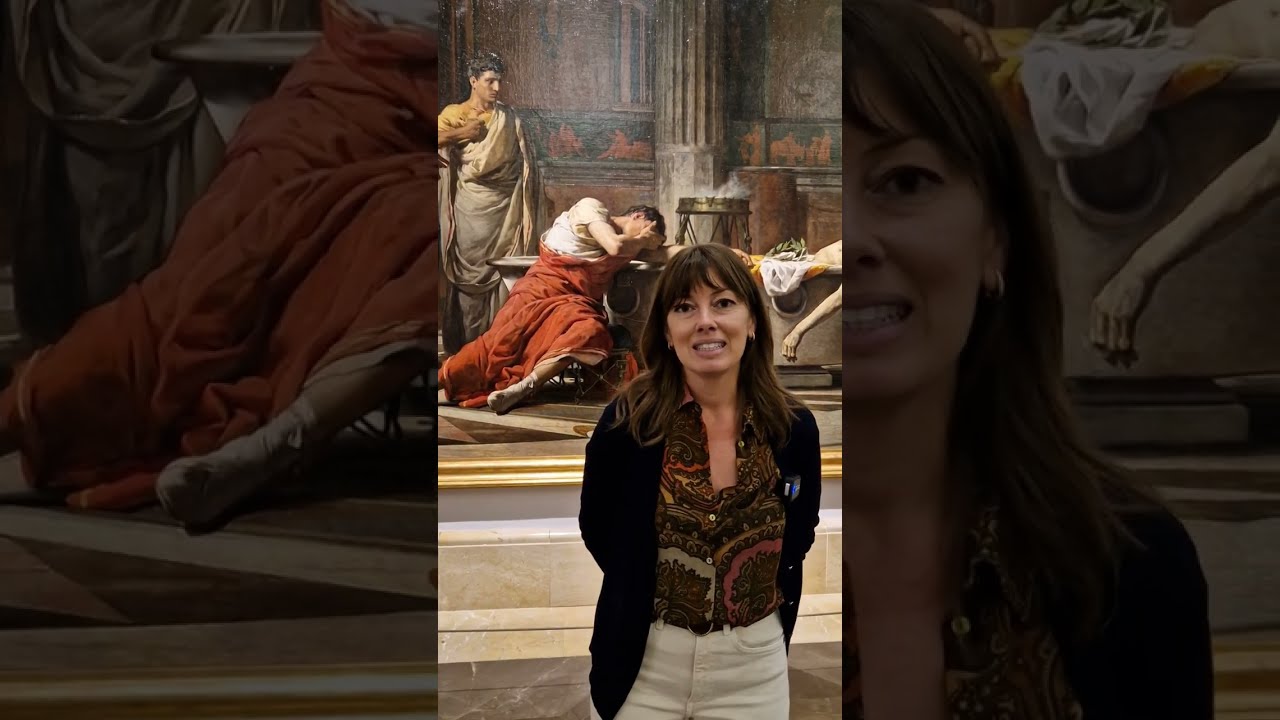 The Death of Seneca by Domínguez Sánchez, 1871. Recorded October 18, 2023