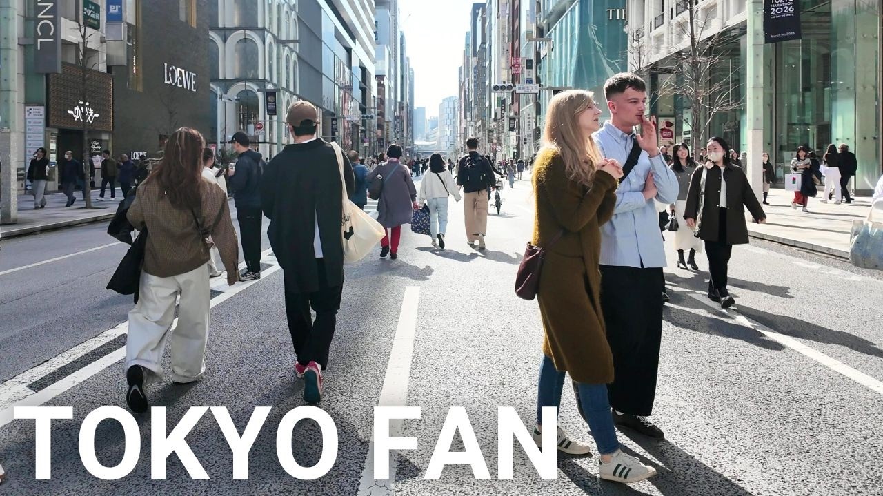 銀座歩行者天国散歩 |【4K】 Walking Ginza Pedestrian Street Tokyo Japan (Feb. 2026)