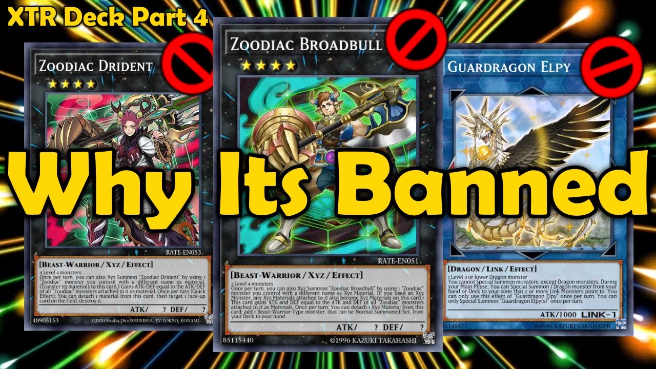 Zoodiac's and Guardragon Elpy - Explaining All Banned Extra Deck Monsters in YuGiOh [Part 4]