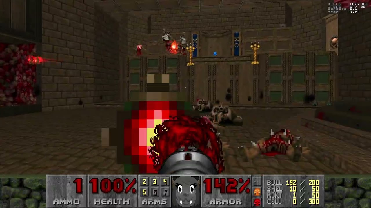 RAMP 2023 | MAP-230 Whispering Fort | UV-MAX (Doom2 custom map)