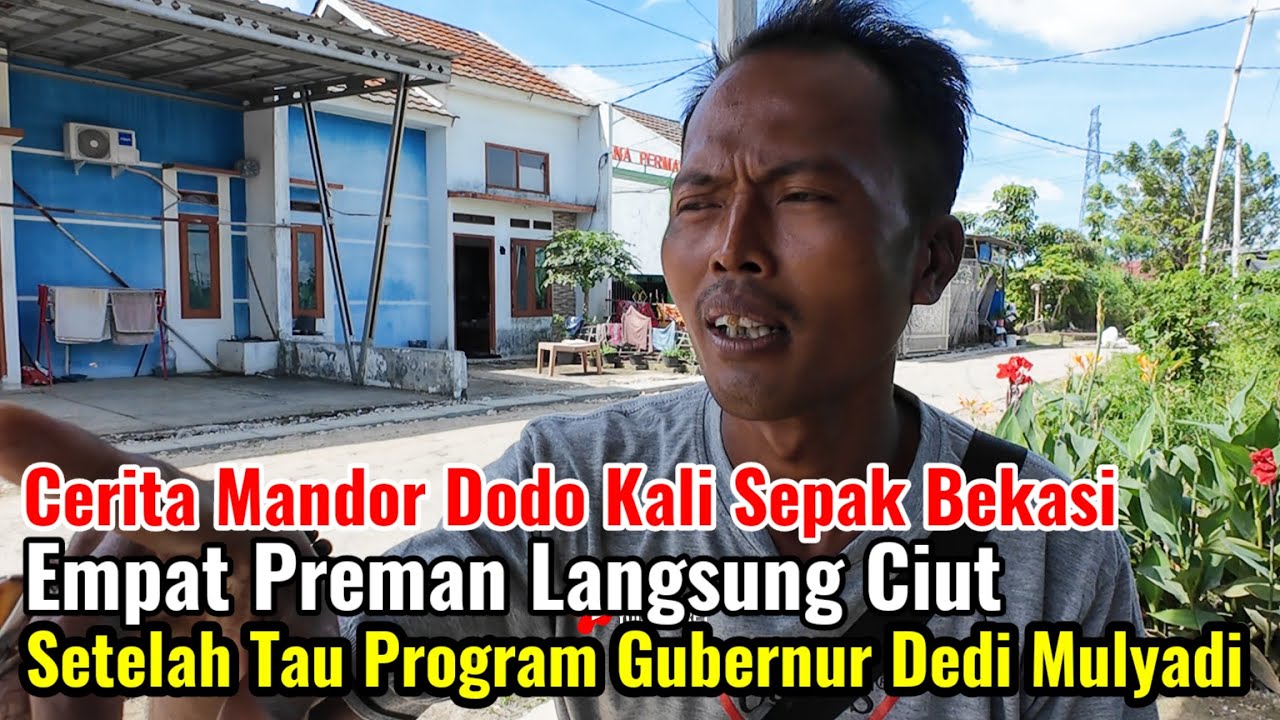 Empat Preman Langsung Ciut Setelah Tau Ini Program Gubernur Dedi Mulyadi