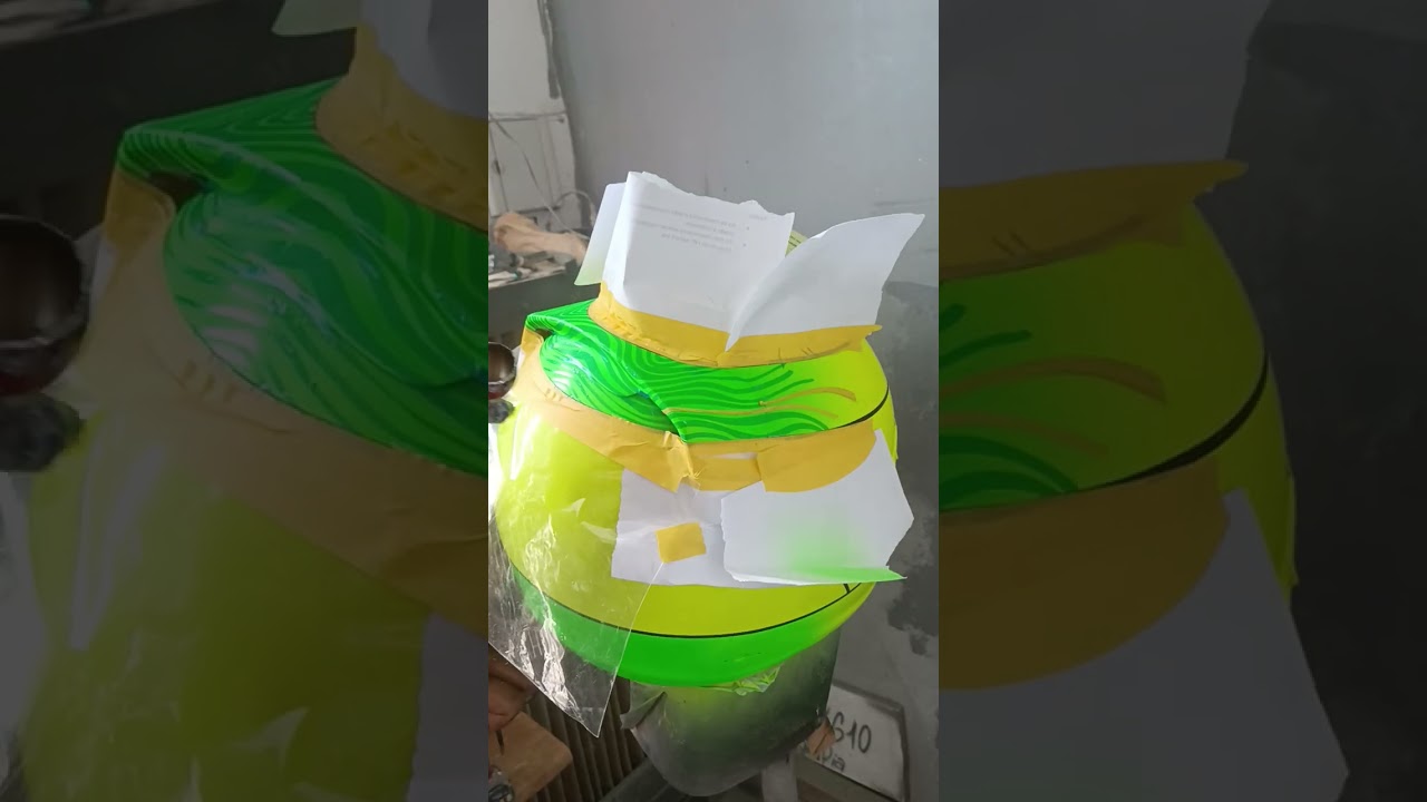 Arai GP6 Trabalhando cor cores escuras  sobre fluorescente e verniz P9
