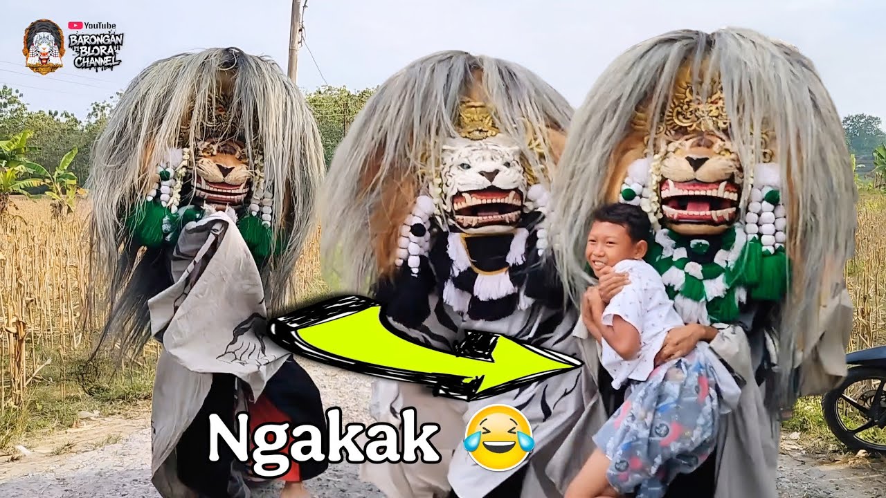 Lucunya!! Bocil Perusuh Ketangkap Barongan 