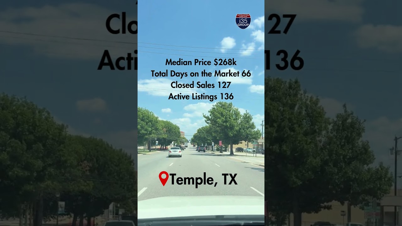 📊 Temple Housing Market Update – July 2025 🏡