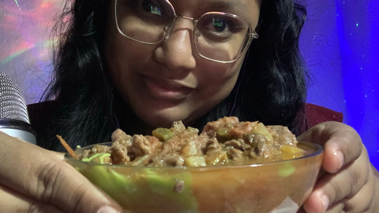 ASMR COMIENDO BISTEC ALA MEXICANA