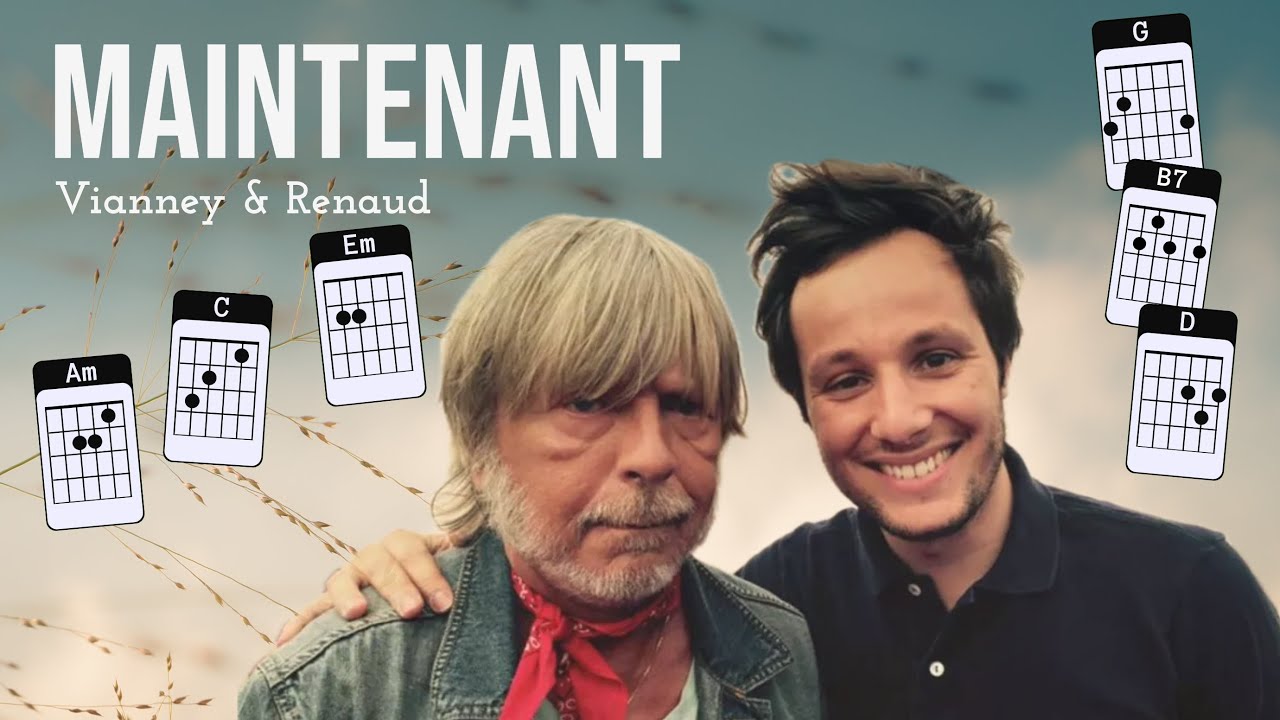 Maintenant - Vianney & Renaud cover guitare avec les accords #tabs #tutorial