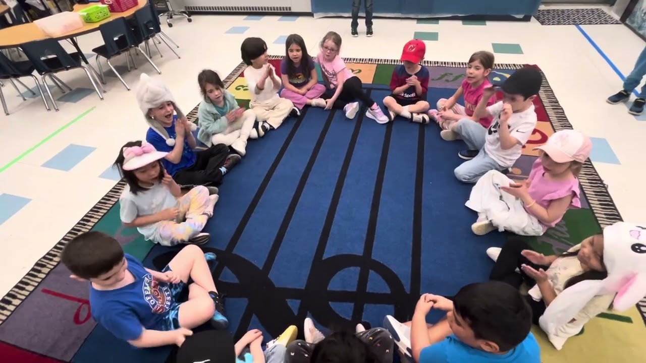 Pass the Bunny game 🐰 #musicclassroom #springgame
