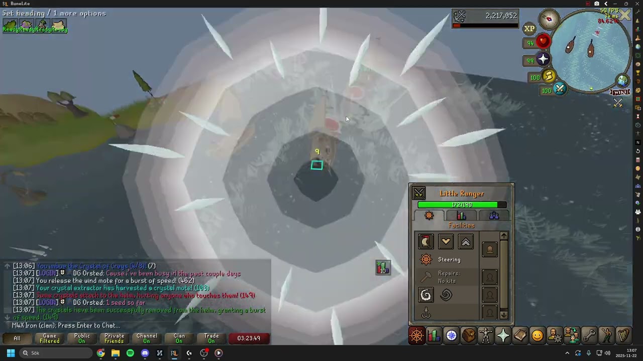 Gwenith Glide marlin route - Optimised crate order - OSRS (outdated)