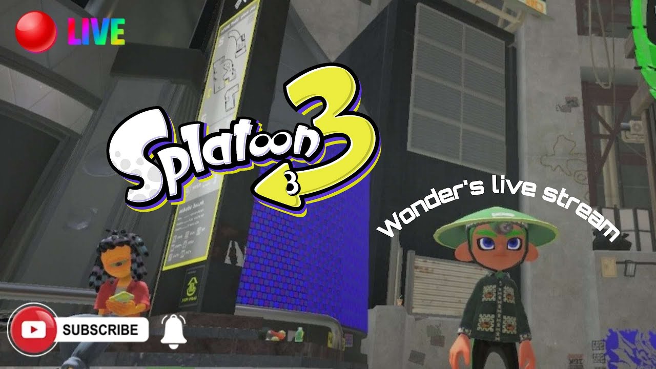 splatoon 3 BACK TO THE GRIND and minecraft 2 hours 30 min