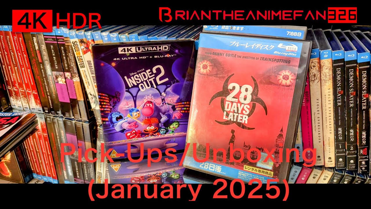 4K Blu-Ray/Blu Ray Pick-Ups/Unboxing (January 2025) 4K HDR
