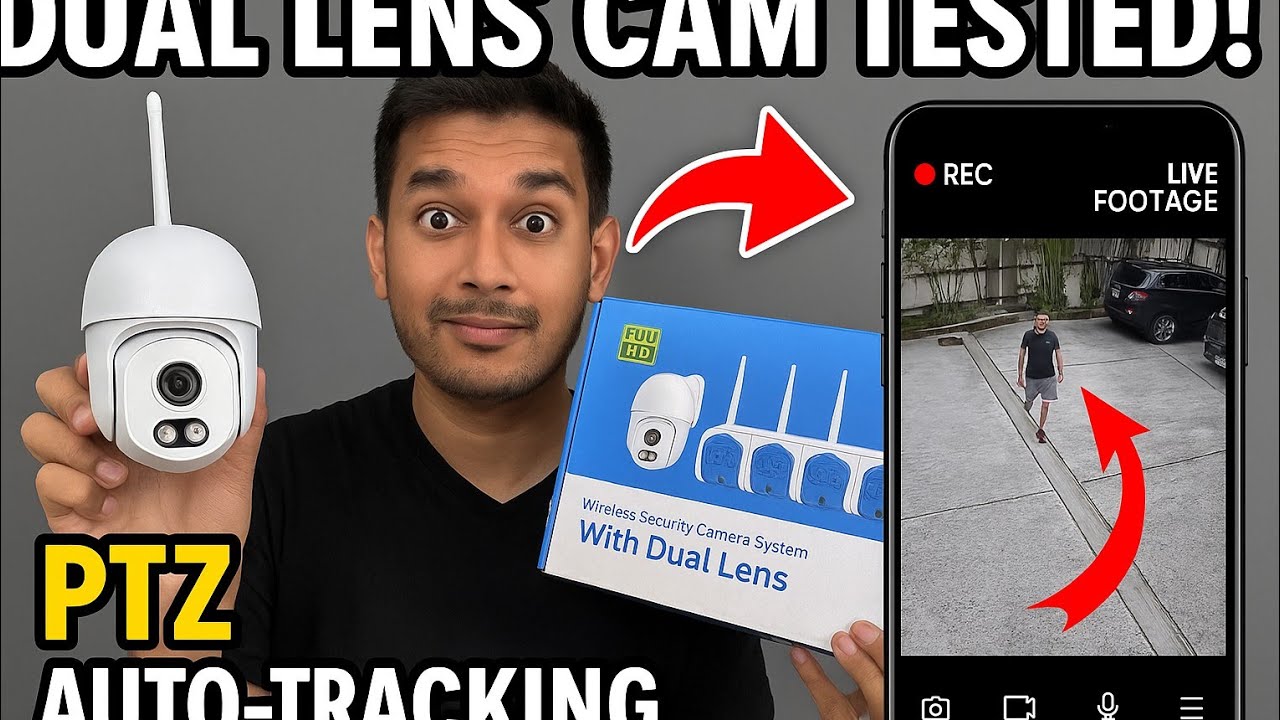 Yeewise 2K Wi-Fi 6 Security Camera System Review: Dual-Lens, Auto-Tracking & 12