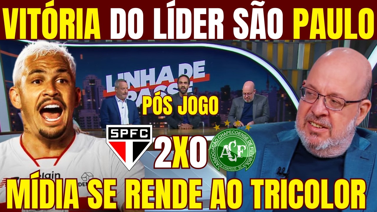 PÓS JOGO DA VITÓRIA DO LÍDER SÃO PAULO! MÍDIA ANALISA A BOA VITÓRIA DO SÃO PAULO!