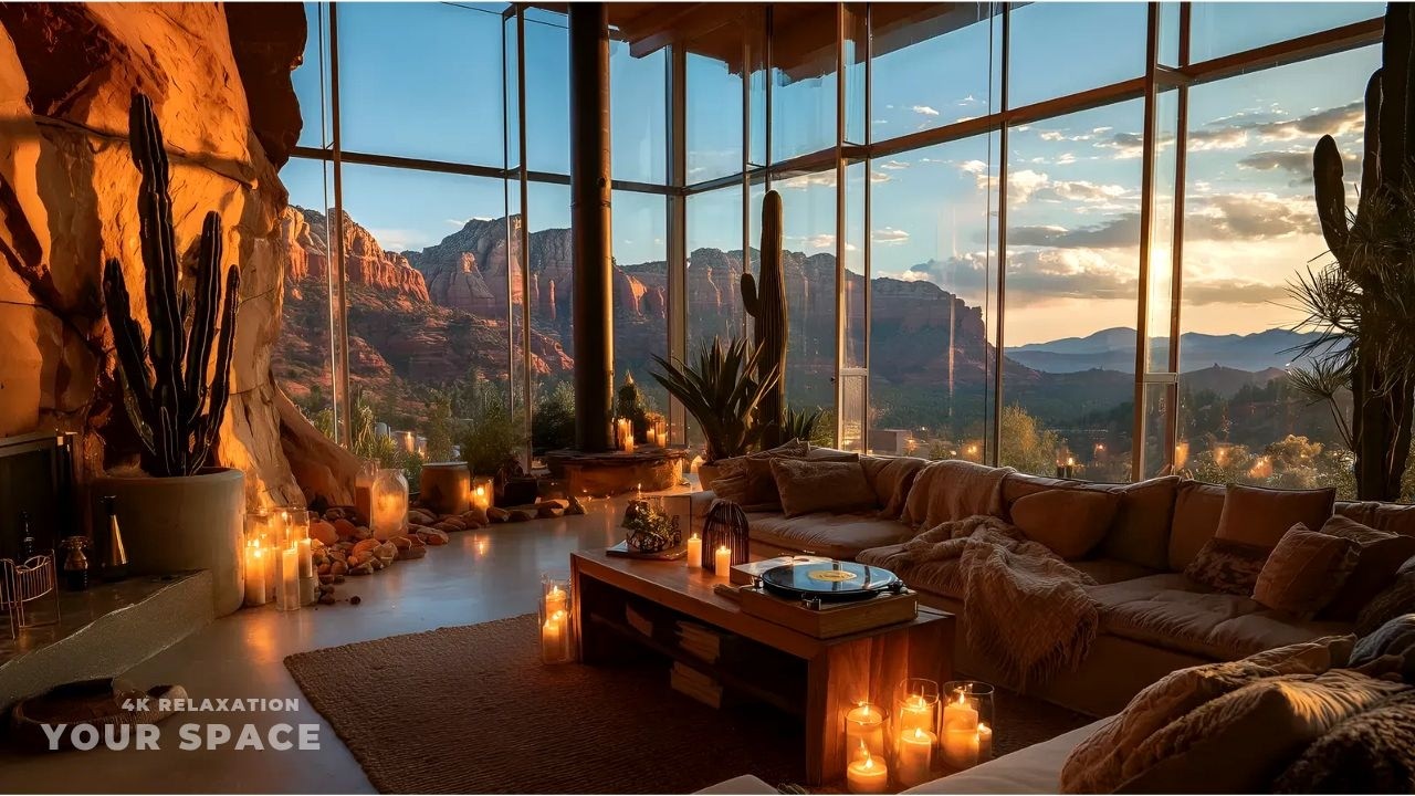 Heal Your Soul 🌵 Golden Sedona Red Rock Sanctuary with Nature Sounds (Mental Detox)