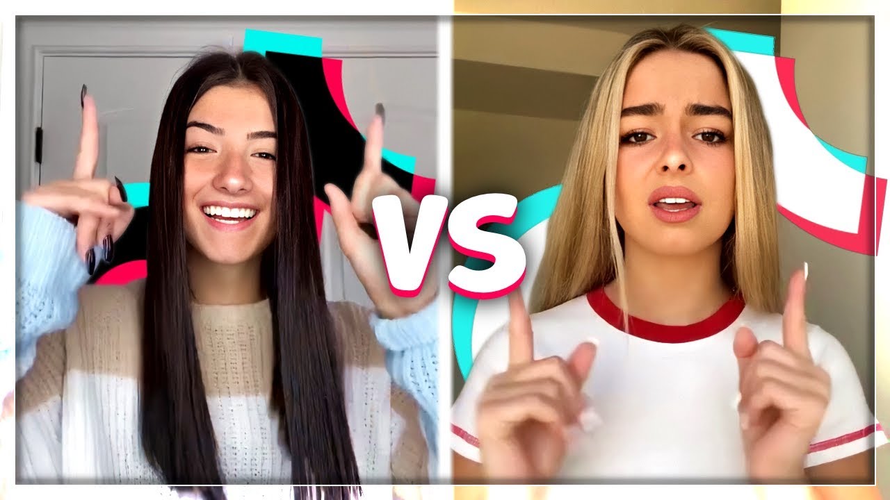 Charli D'amelio VS Addison Rae TikTok Dance Battle