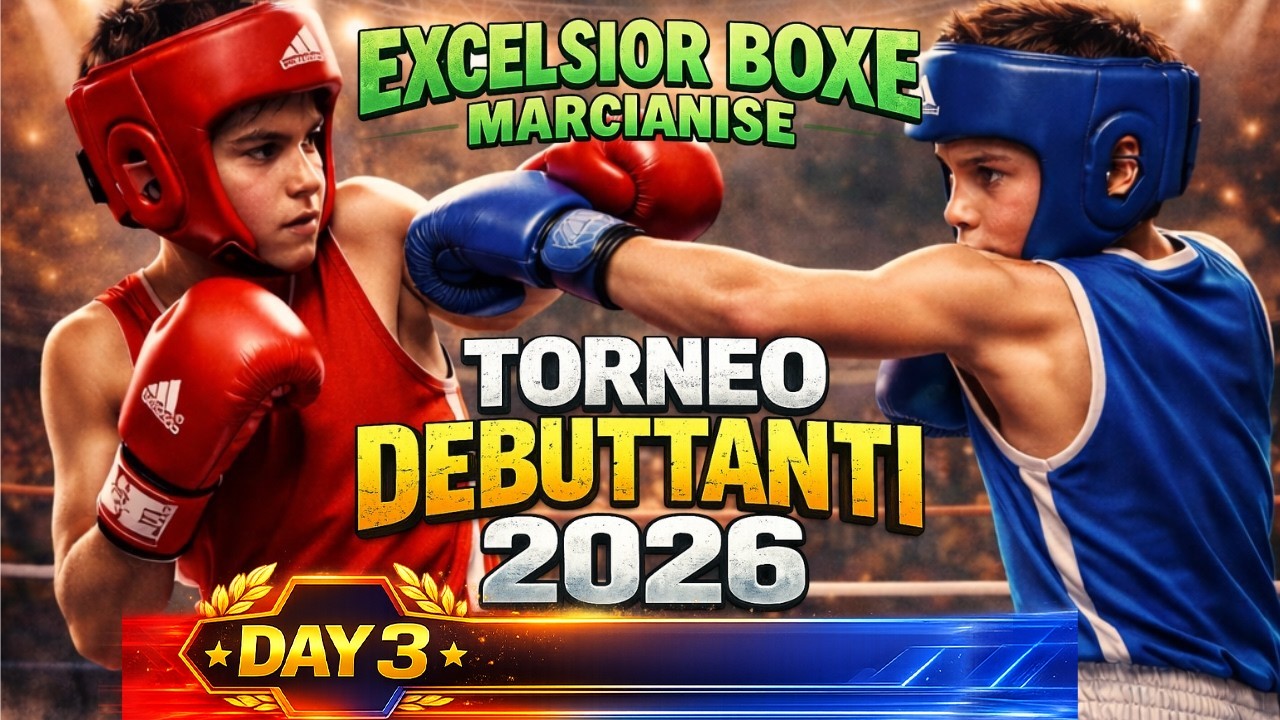 🥊 TORNEO DEBUTTANTI 2026 &ndash; DAY 3 - TERZA GIORNATA (LIVE)