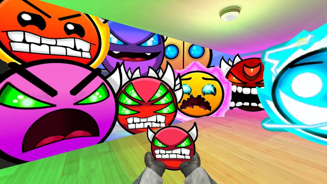 Saving DemonFace From Geometry Dash Emoji 