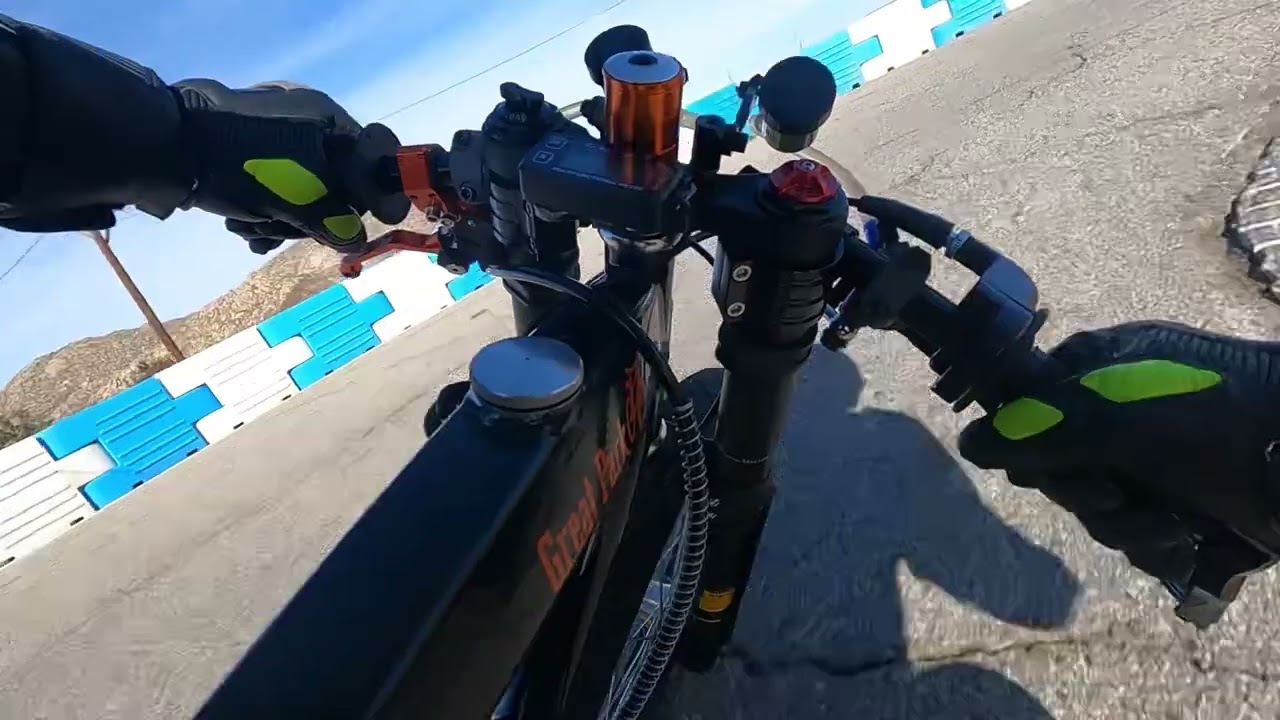 Menace 85 Motorized Bike at Apex Racing Center