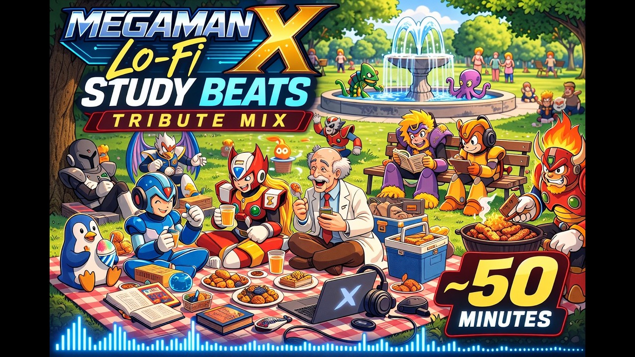 Mega Man X Lo-Fi Study Mix 🎮 | Chill Retro Gaming Beats