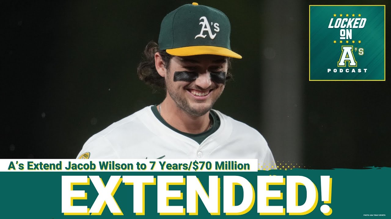 EXTENDED: A's Extend Jacob Wilson to 7 Years/$70 Million