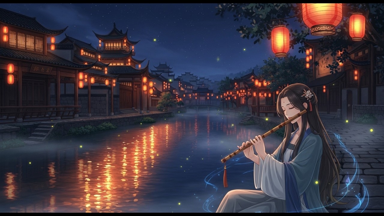 Relaxing Guzheng & Flute 🎋 Deep Sleep Meditation Music