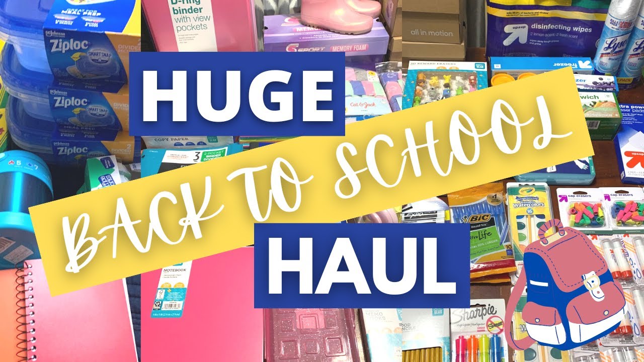 3RD GRADE  & KINDERGARTEN SCHOOL SUPPLY HAUL | BACK TO SCHOOL 2022