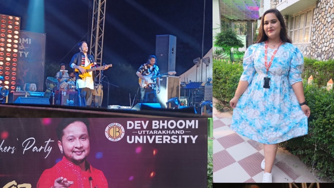 Fresher Party 2024.  Pawandeep Rajan live at Devbhoomi Uttarakhand University #pawandeeprajan #dbuu