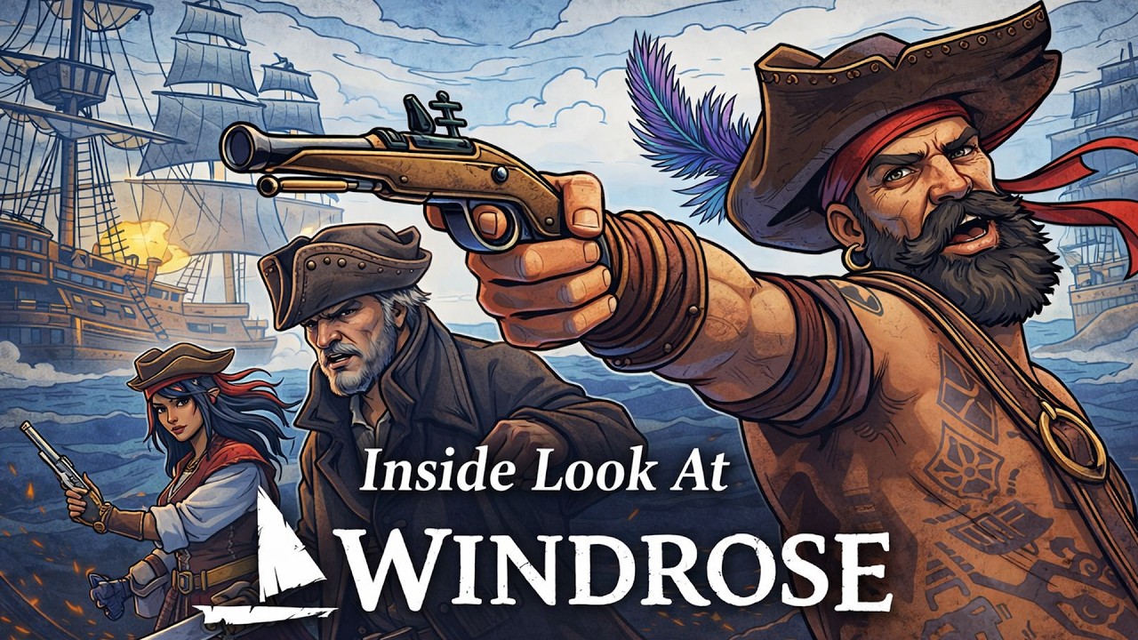Inside Look At Windrose (Old Crosswind) | No Commentary Walkthrough