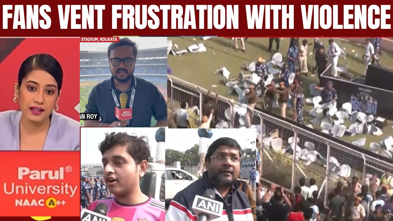 How fan chaos engulfed Salt Lake Stadium after Lionel Messi's abrupt departure |Sports Today