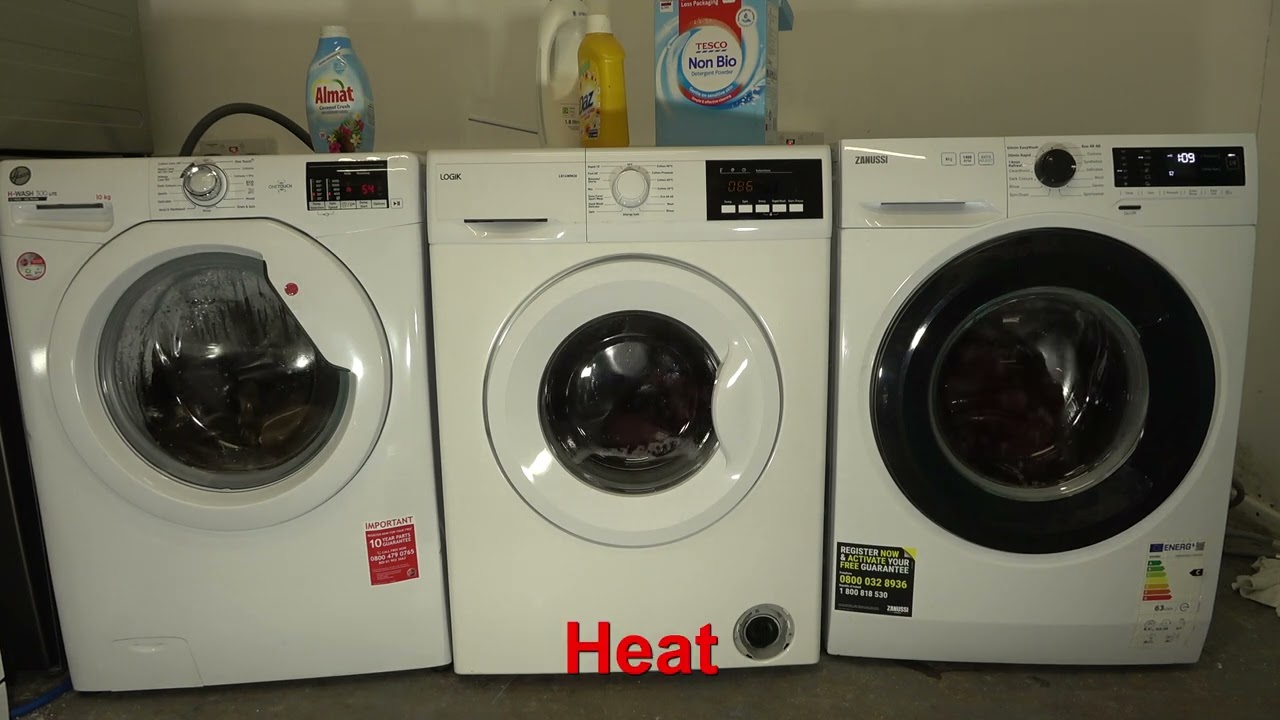 Wash Race / Hoover H-wash vs. Logik vs. Zanussi Flextime - Delicates
