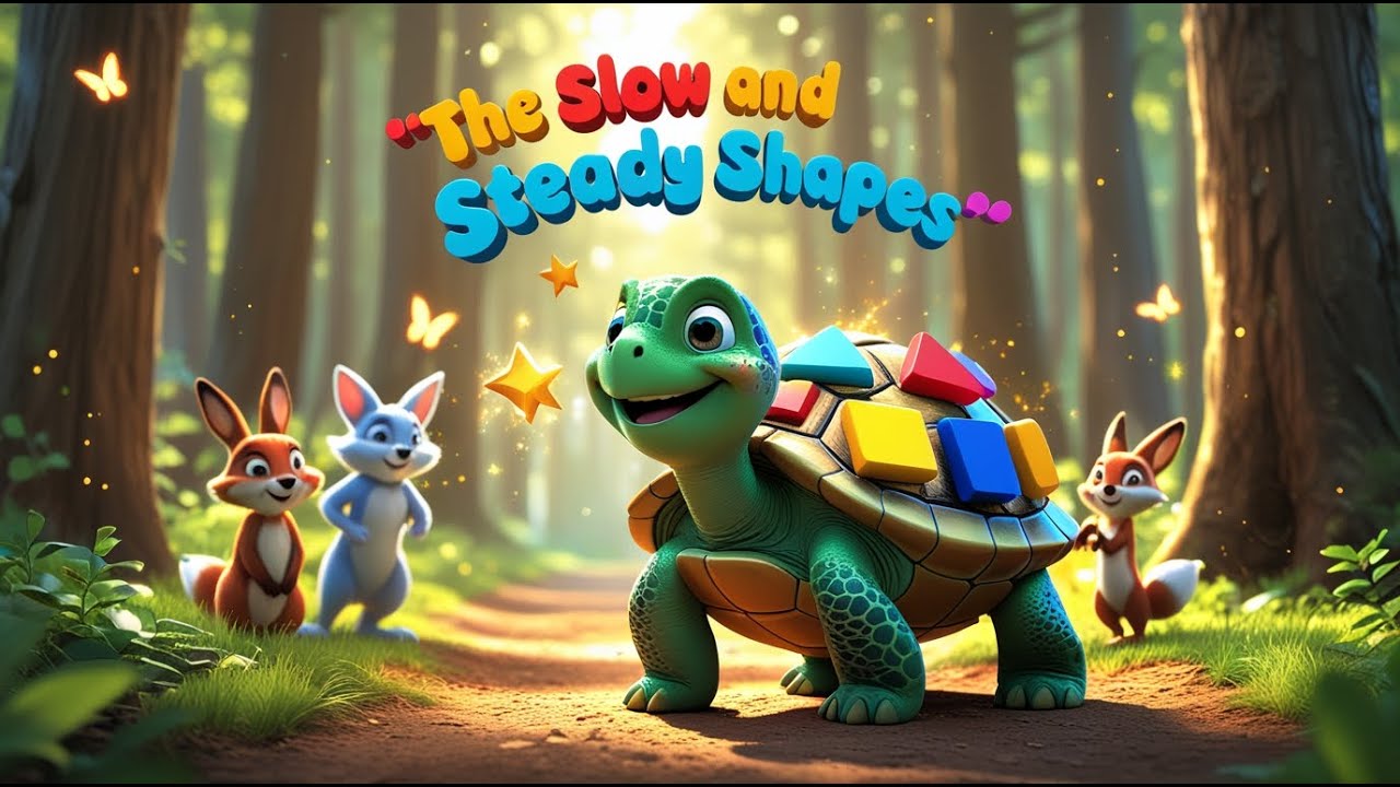 🐢The Slow and Steady Shapes🎶