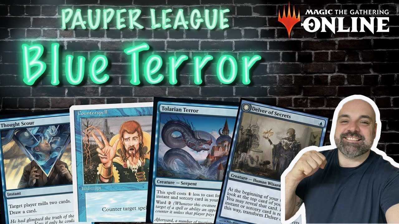 MONO BLUE TERROR [ Pauper League ] Delver is the best turn one card!