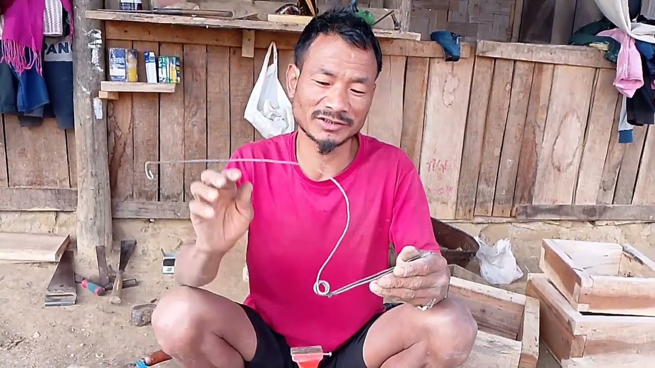 How to make steel mouse trap with Naga style part 1 