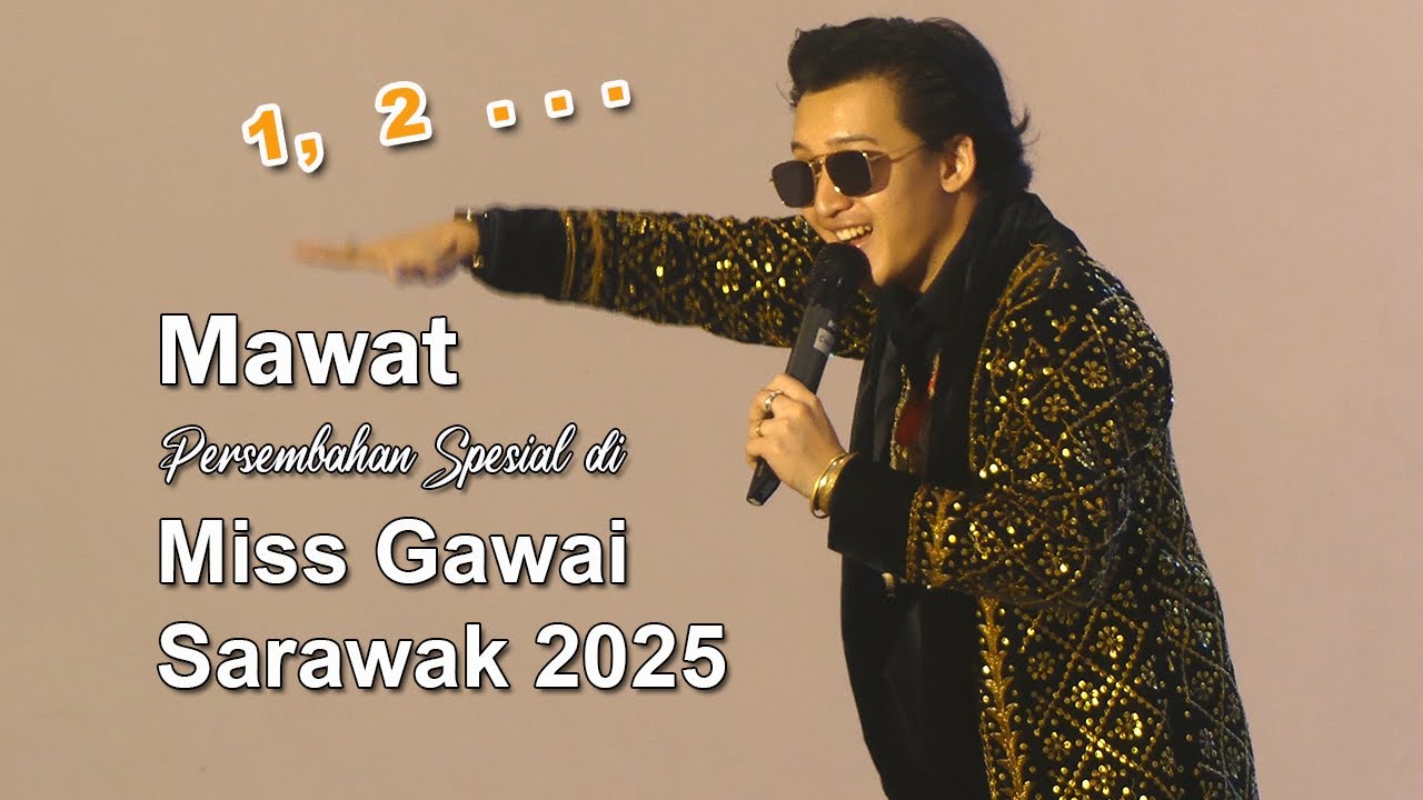 Mawat, persembahan spesial di Miss Gawai Sarawak 2025. #mirisarawak