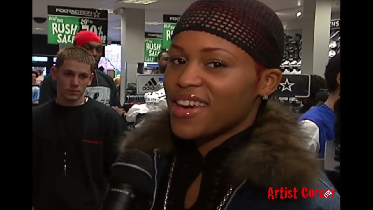 Eve and Big Tigger at Foot Action Grand Opening in Elizabeth NJ