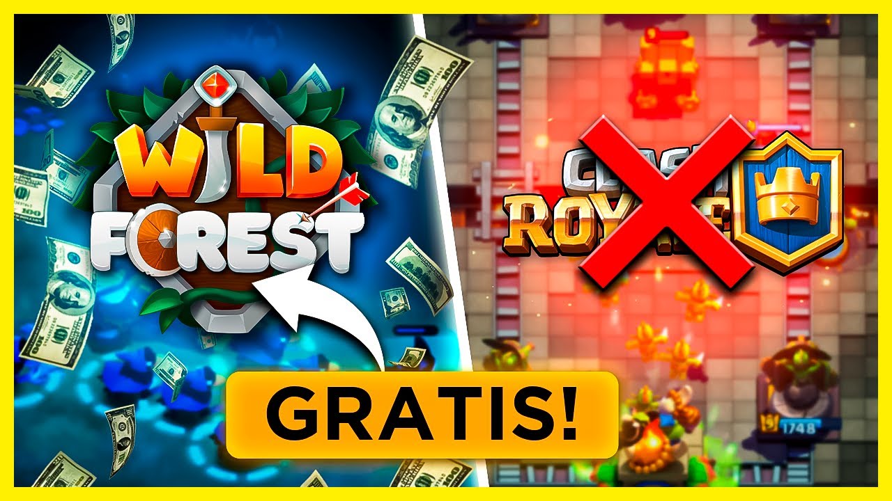 EL NUEVO CLASH ROYALE GRATUITO Pero Que TE PAGA $ Por JUGAR | Wild Forest | NUEVO PLAY-TO-AIRDROP