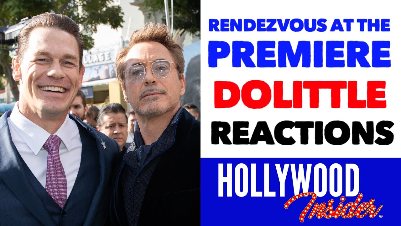 'DOLITTLE' Rendezvous At The Premiere | Robert Downey Jr., John Cena, Antonio Banderas, Selena Gomez