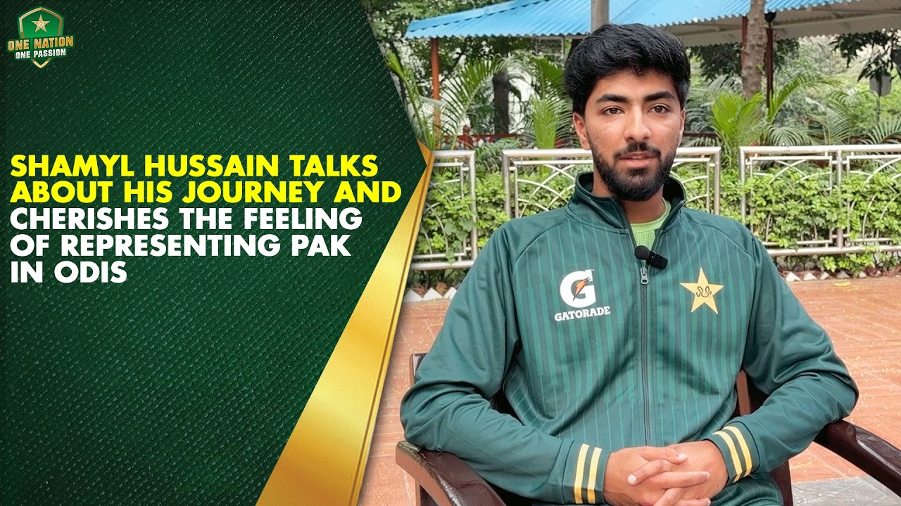 Shamyl Hussain talks about his journey and cherishes the feeling of representing Pakistan in ODIs