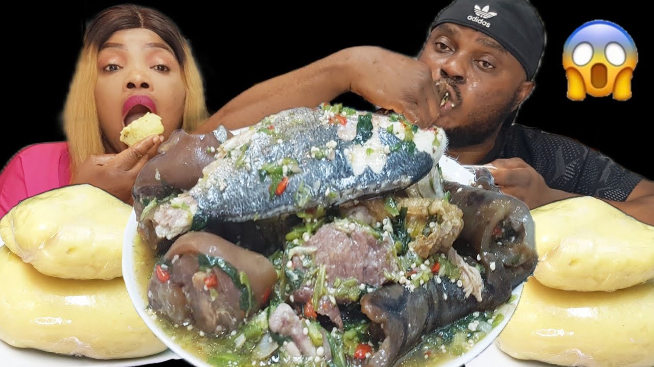 WHY WOULD MY WIFE SERVE ME WITH THIS FOOD THAT GOT ME CRAZY | DELICIOUS OKRA SOUP & FUFU