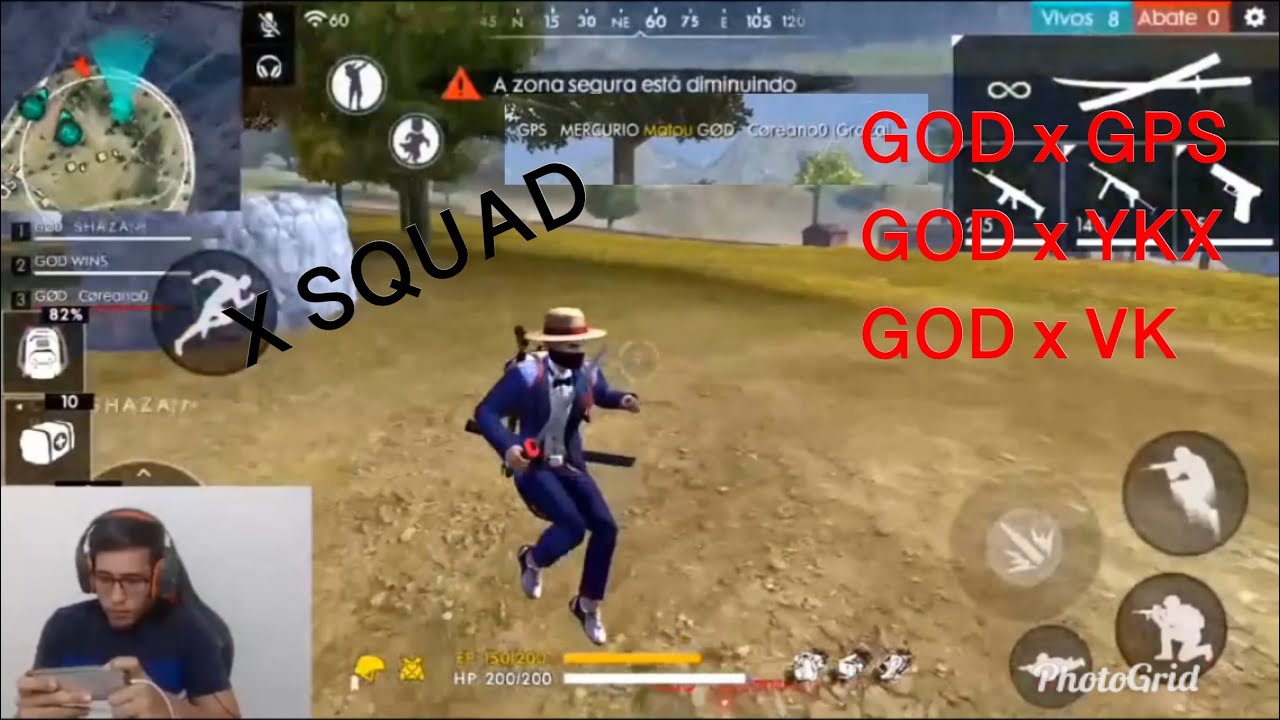 GOD AMASSA NOS X-SQUAD-FREE FIRE