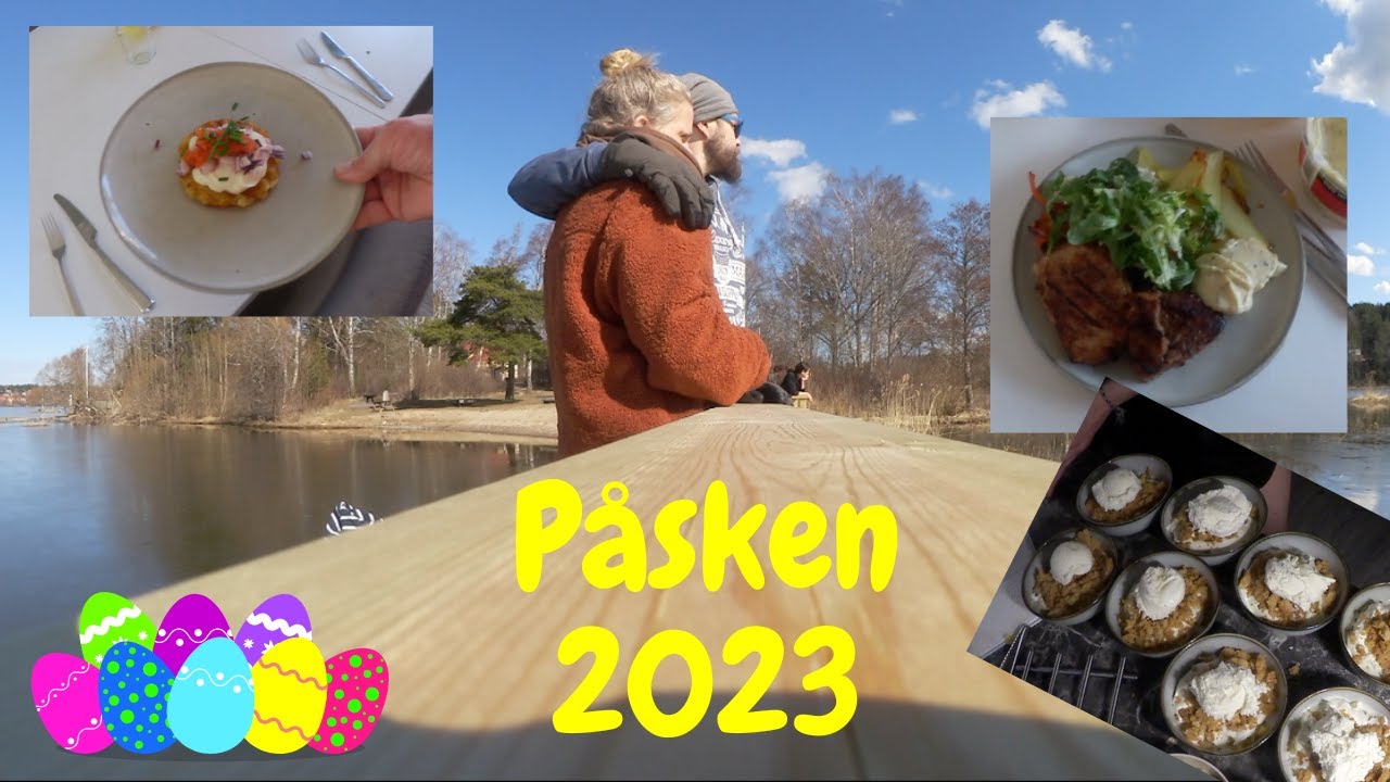 VLOGGAR PÅSKEN 2023 HOS BORKA + Testar norskt godis