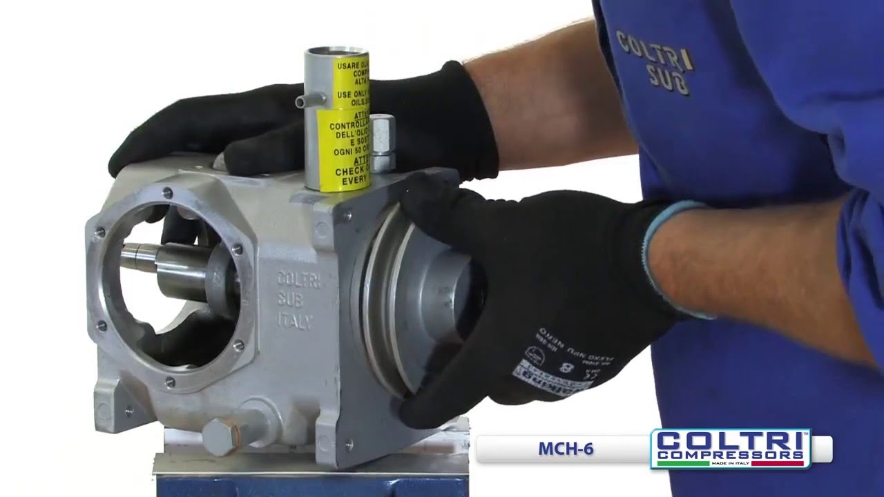 How To Assemble The Crankshaft In A Coltri MCH6 Compressor By Nuvair