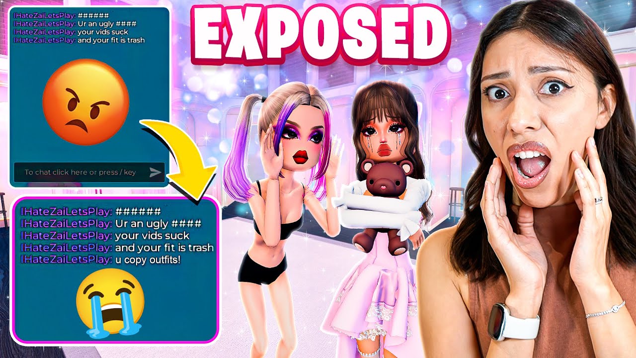 HATER EXPOSED ME for COPYING and CHEATING in DRESS TO IMPRESS! - DTI EXPOSED