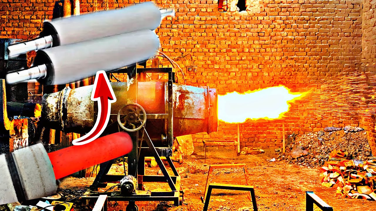 Manufacturing Process Of Allow Roll for Flour Mill Machine.