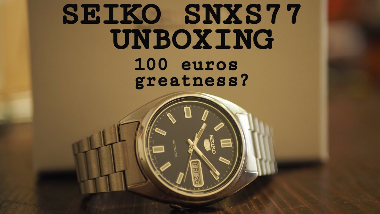 SEIKO 5 SNXS77 UNBOXING: still the best for 100?