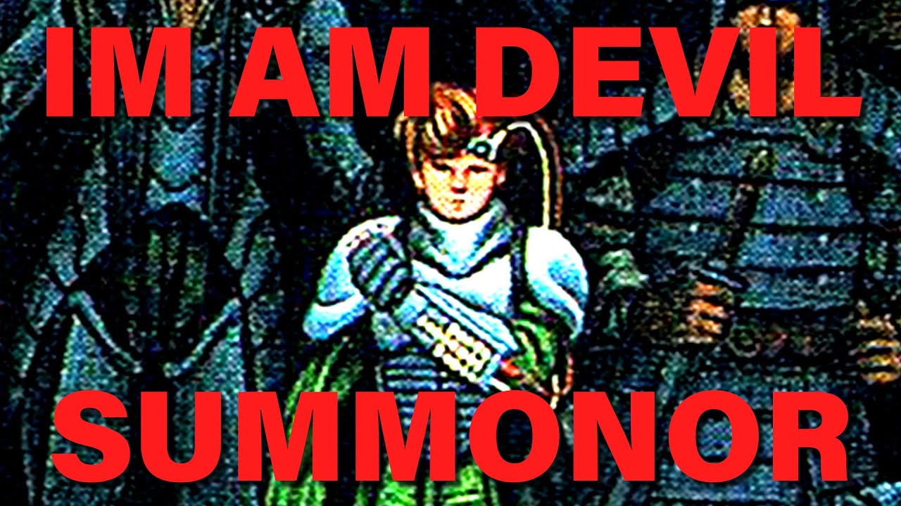 Let's try Shin Megami Tensei's PS1 fan-translation!
