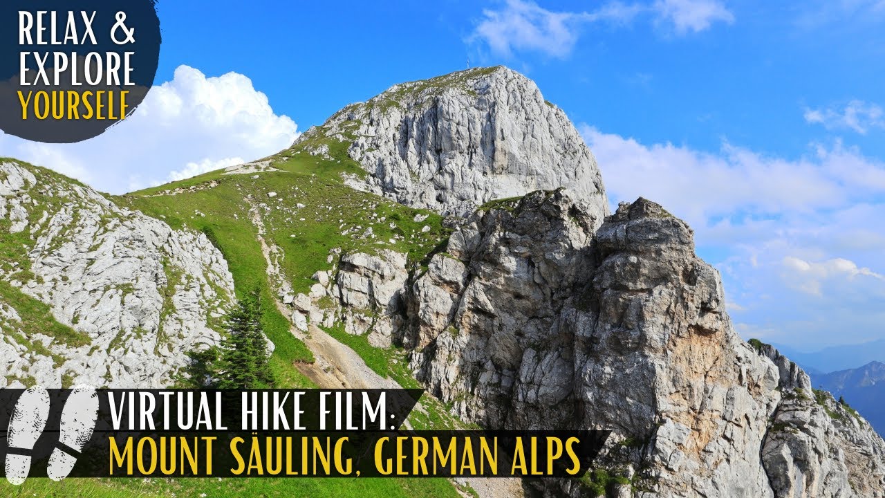 Besteige den Säuling selbst (2047 m) - Virtual Hike mit entspannender Musik | Ammergauer Alpen