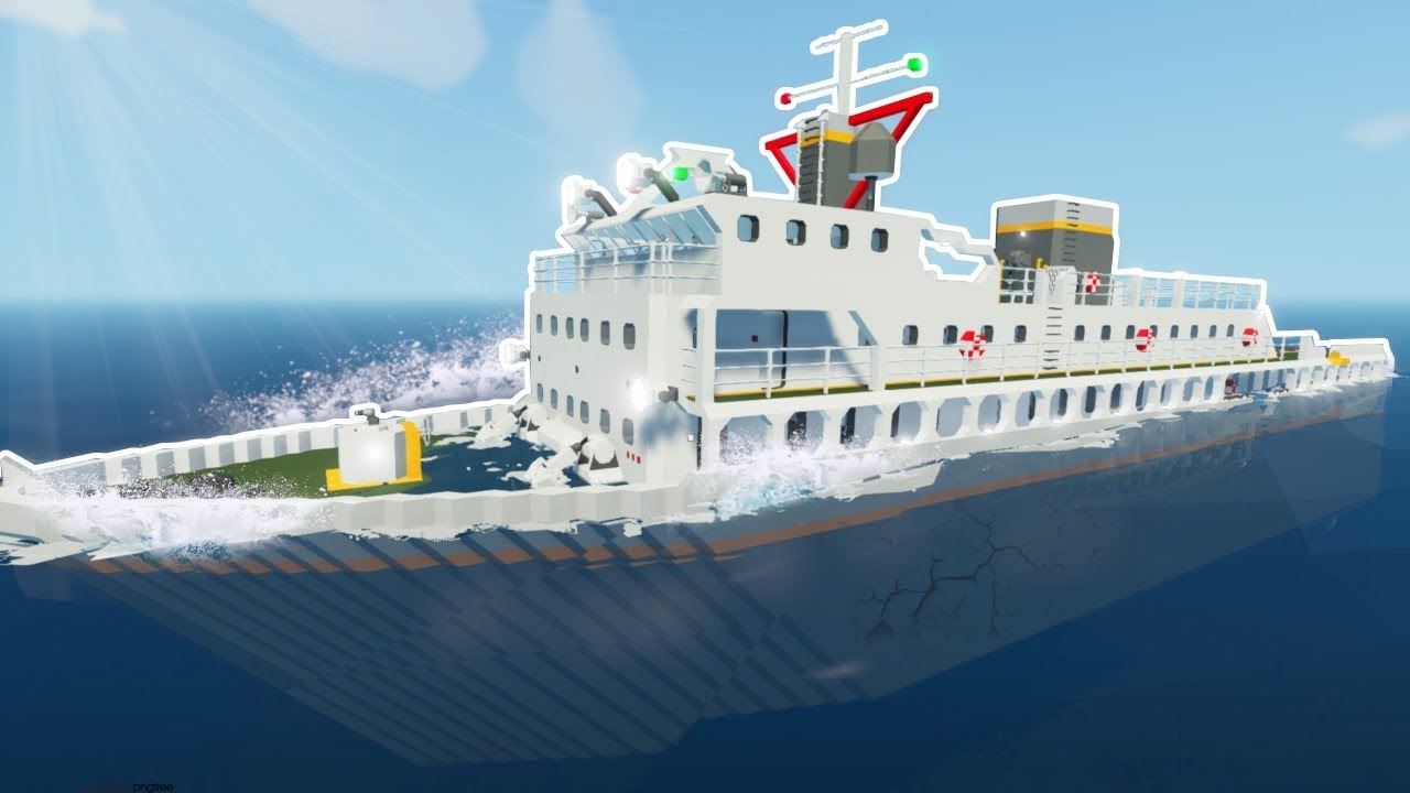 SINKING COAST GUARD SHIP! - Stormworks Multiplayer Gameplay - Sinking Ship Survival Game