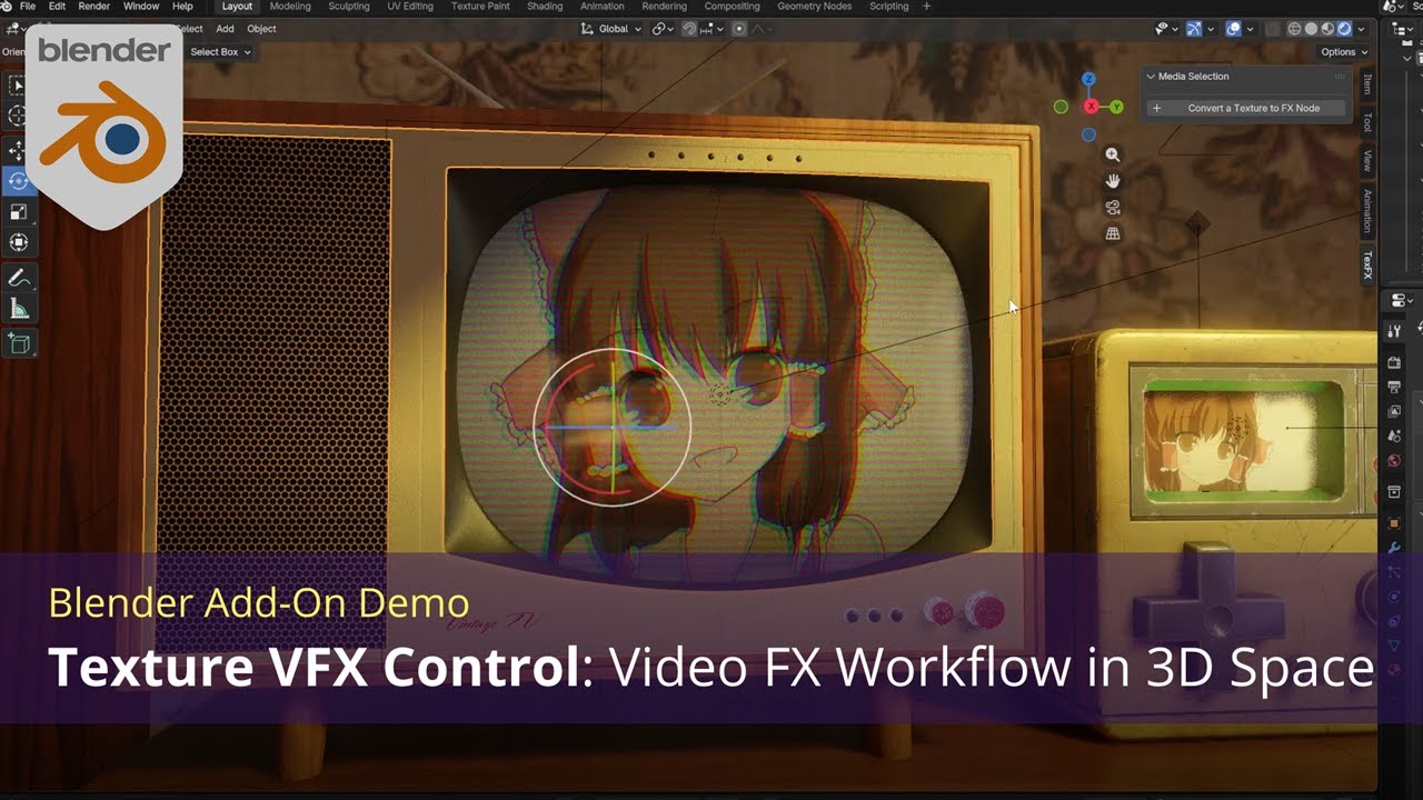 Blender Add-on Demo: Video Editing in 3D