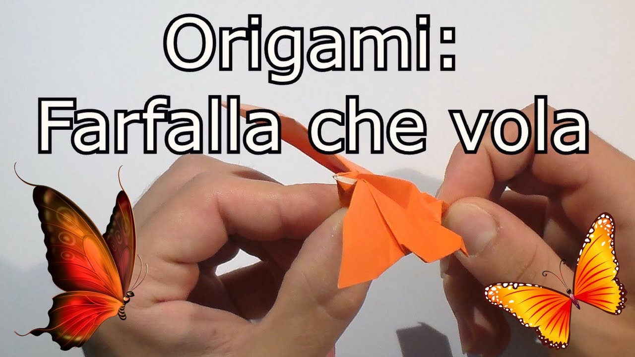 Origami: Farfalla che vola
